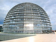 Die Kuppel des Reichstagsgebäude